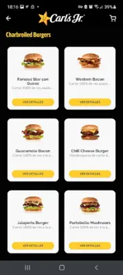 Carl’s Jr. Ecuador android App screenshot 2